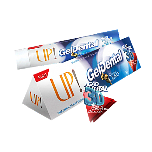 Gel Dental UP! Ação Total com Óleo de Cravo e Menta (90g)