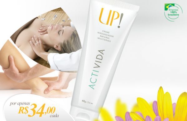 ACTIVIDA - Creme Massageador Natural Multiervas (60g)